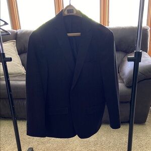 Van Heusen Flex Slim Fit Black Suit Jacket (42R)